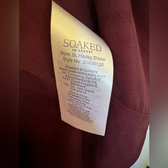 Soaked in Luxury Pink Blazer - M - Picture 8 of 11
